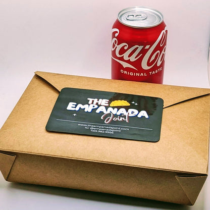 Empanada Lunch Box with a Coke